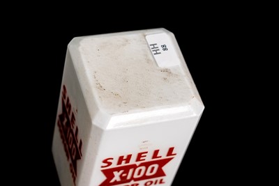 Lot 88 - Shell X100 Glass Oil Globe