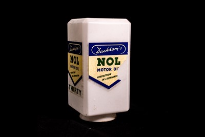 Lot 94 - Duckham's ‘NOL THIRTY’ Glass Oil Globe