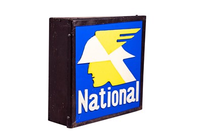 Lot 105 - National Benzole Illuminated Lightbox