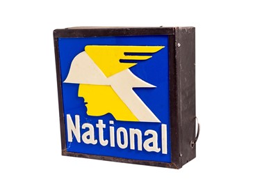 Lot 105 - National Benzole Illuminated Lightbox