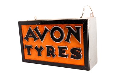 Lot 107 - Avon Tyres Illuminated Lightbox