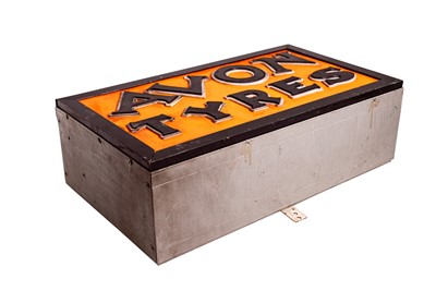 Lot 107 - Avon Tyres Illuminated Lightbox