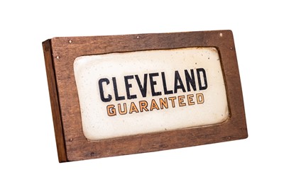Lot 110 - Cleveland Guaranteed Illuminated Lightbox