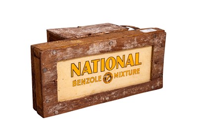 Lot 111 - National Benzole Mixture Illuminated Lightbox