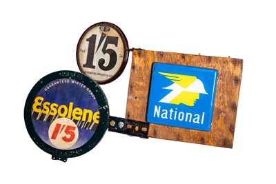 Lot 113 - A Makeshift National Benzole Illuminated Sign