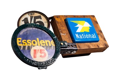 Lot 113 - A Makeshift National Benzole Illuminated Sign