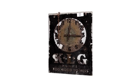 Lot 115 - KLG Plugs Glass Garage Wall Clock