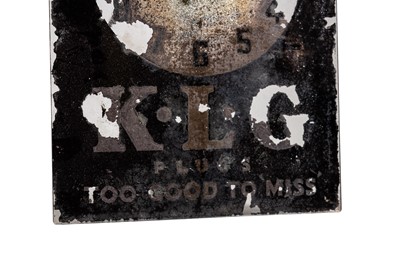Lot 115 - KLG Plugs Glass Garage Wall Clock