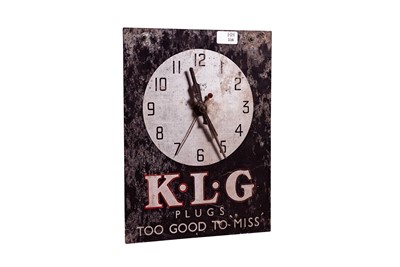 Lot 116 - KLG Plugs Garage Wall Clock