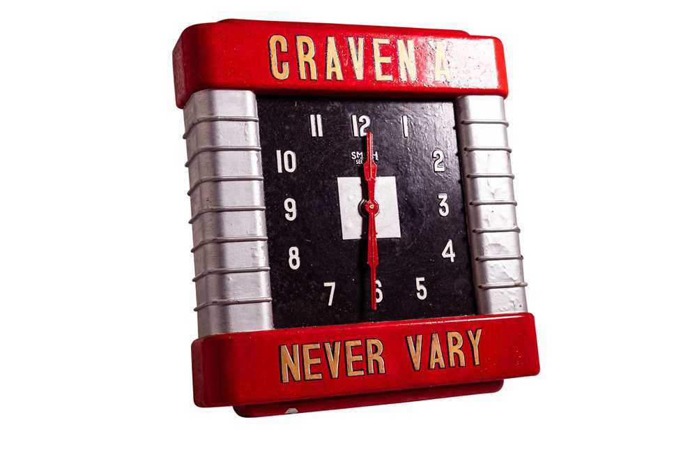 Lot 119 - Craven A Cigarettes Advertising Wall Clock