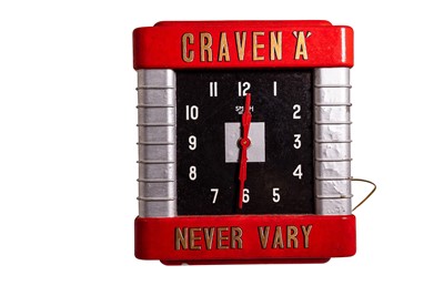 Lot 119 - Craven A Cigarettes Advertising Wall Clock
