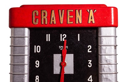 Lot 119 - Craven A Cigarettes Advertising Wall Clock