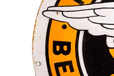 Lot 121 - National Benzole Mixture Enamel Sign