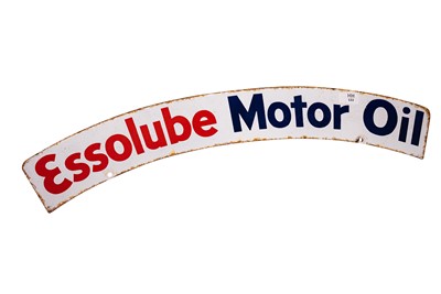 Lot 122 - Essolube Motor Oil Enamel Sign