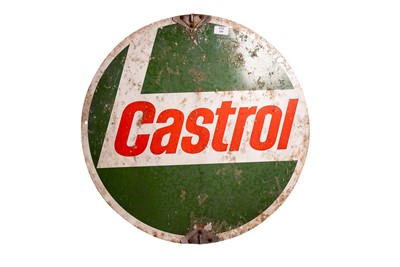 Lot 124 - Castrol Aluminium Advertising Sign