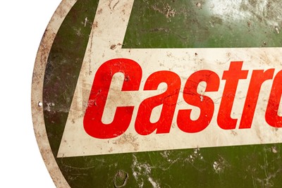 Lot 124 - Castrol Aluminium Advertising Sign