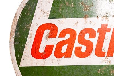 Lot 124 - Castrol Aluminium Advertising Sign