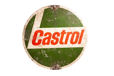 Lot 124 - Castrol Aluminium Advertising Sign