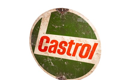 Lot 124 - Castrol Aluminium Advertising Sign