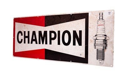 Lot 126 - Champion Spark Plugs Advertising Sign
