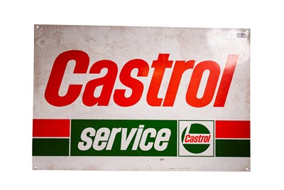 Lot 127 - Castrol Service Advertising Sign