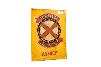 Lot 128 - Redex Service Agency Advertising Sign