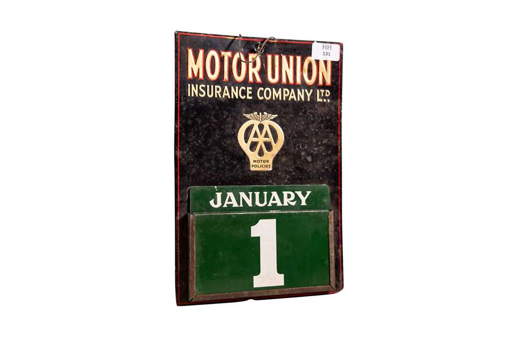 Lot 131 - Motor Union Insurance Company Calendar