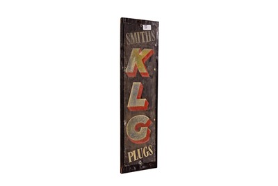 Lot 134 - KLG Spark Plugs Advertising Sign