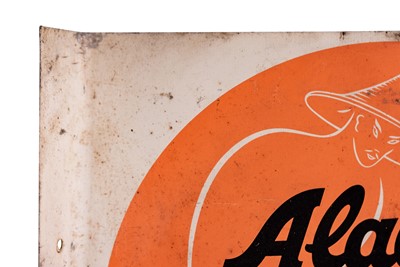 Lot 135 - Aladdin Pink Paraffin Advertising Sign