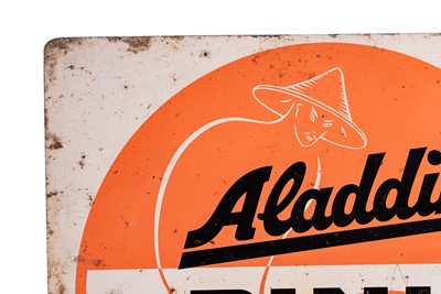 Lot 135 - Aladdin Pink Paraffin Advertising Sign