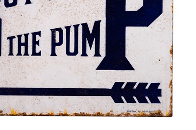 Lot 136 - BP ‘Buy From the Pump’ Enamel Sign