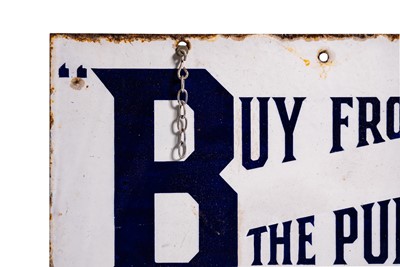 Lot 136 - BP ‘Buy From the Pump’ Enamel Sign