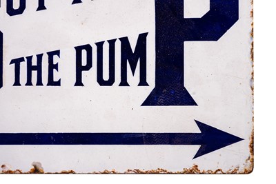 Lot 136 - BP ‘Buy From the Pump’ Enamel Sign