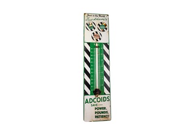 Lot 137 - Duckham’s Adcoids Enamel Sign Thermometer