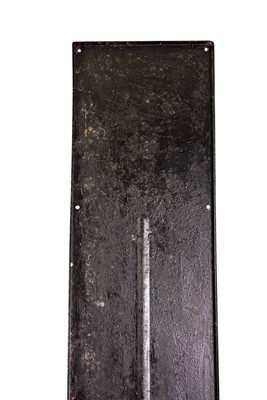 Lot 137 - Duckham’s Adcoids Enamel Sign Thermometer