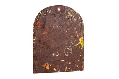 Lot 141 - Hudson Lamp Oil Enamel Sign