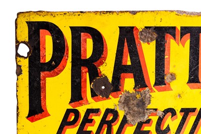 Lot 142 - Pratt’s Perfection Spirit Enamel Sign