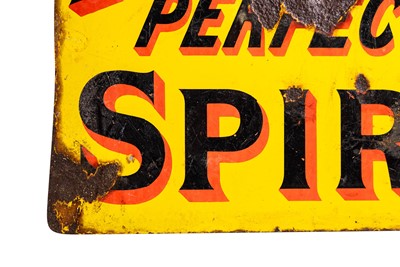 Lot 142 - Pratt’s Perfection Spirit Enamel Sign