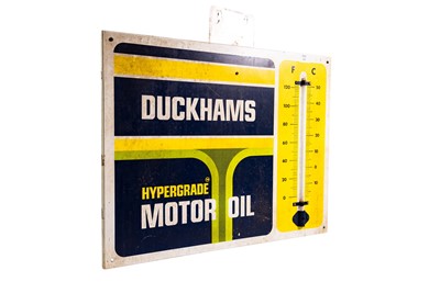 Lot 143 - Duckhams Hypergrade Motor Oil Thermometer