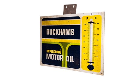 Lot 143 - Duckhams Hypergrade Motor Oil Thermometer