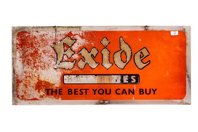 Lot 146 - Exide Batteries Advertising Sign