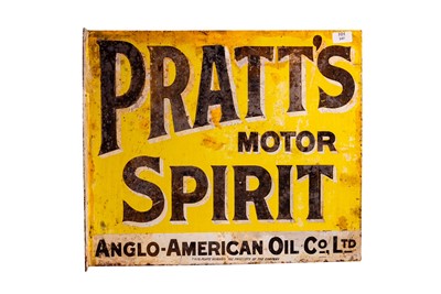 Lot 147 - Pratt’s Motor Spirit Enamel Sign