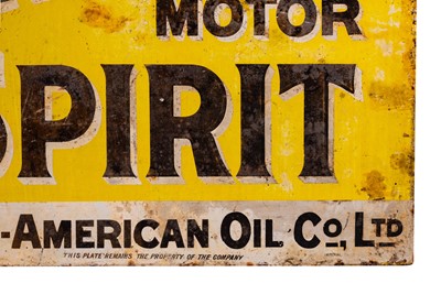 Lot 147 - Pratt’s Motor Spirit Enamel Sign
