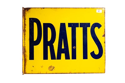 Lot 148 - Pratt’s Motor Spirit Enamel Sign