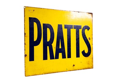 Lot 148 - Pratt’s Motor Spirit Enamel Sign