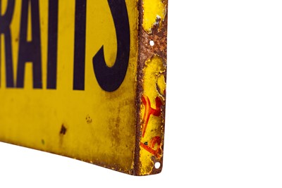 Lot 148 - Pratt’s Motor Spirit Enamel Sign
