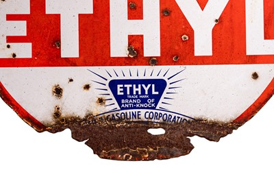 Lot 151 - Esso Ethyl Enamel Sign