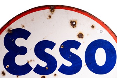 Lot 151 - Esso Ethyl Enamel Sign