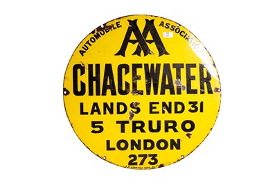 Lot 153 - An Early AA Road Sign