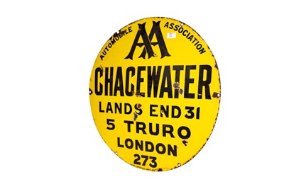 Lot 153 - An Early AA Road Sign